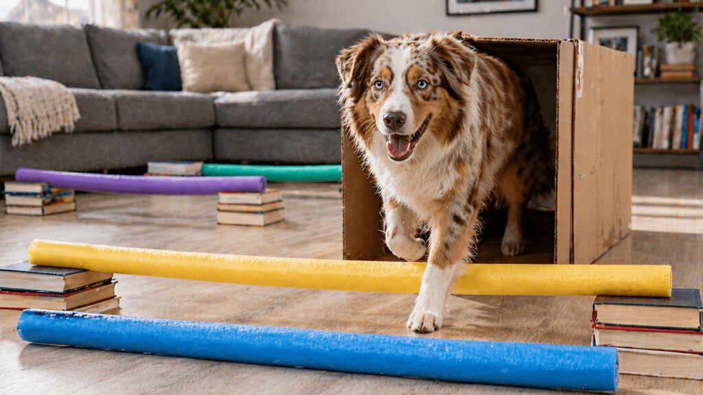 Indoor dog fun games